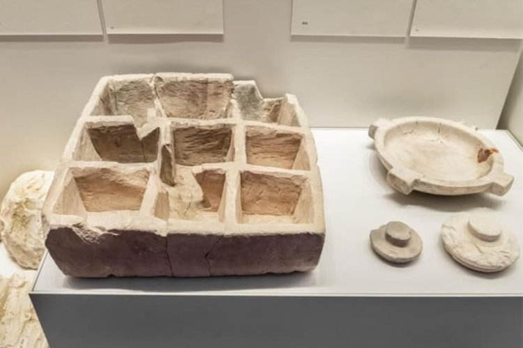 התיבה באגף הארכיאולוגיה של מוזיאון ישראל. צילום: זוהר שמש, מוזיאון ישראל